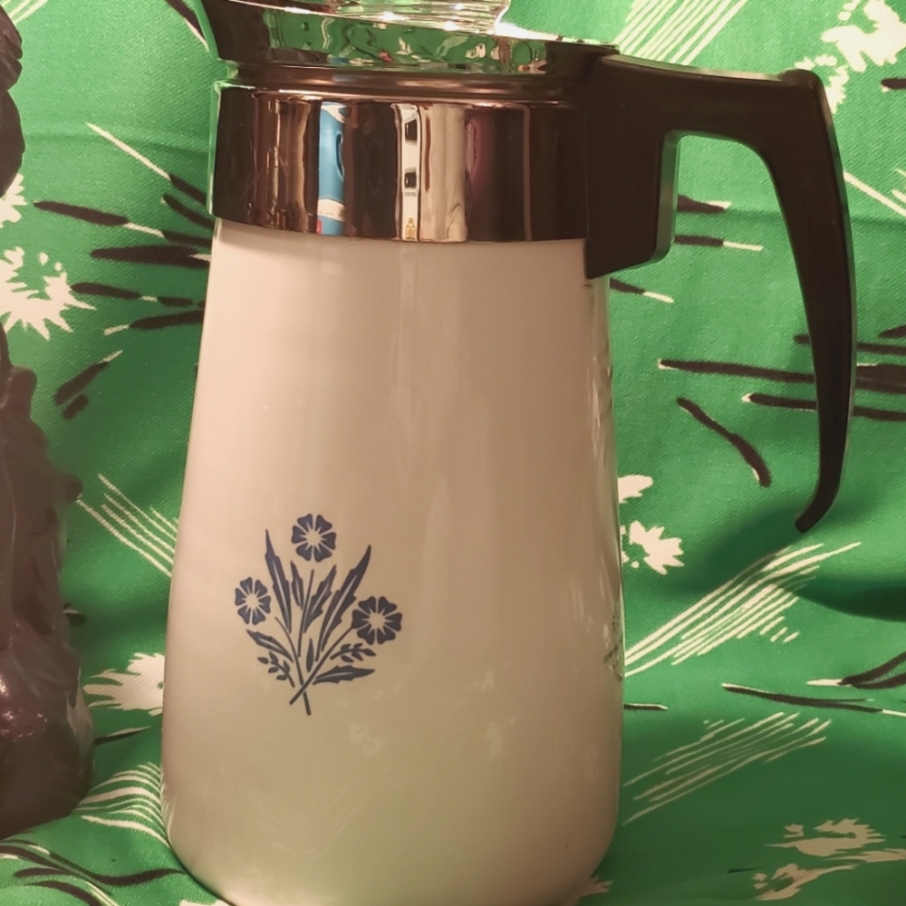 Corning Ware Coffee Pot Cornflower Blue